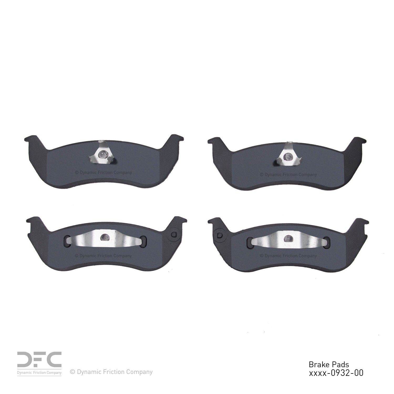 2011, 2010, 2009, 2008, 2007, 2006, 2005, 2004, 2003 Ford Crown Victoria Victoria Disc Brake Pad Set