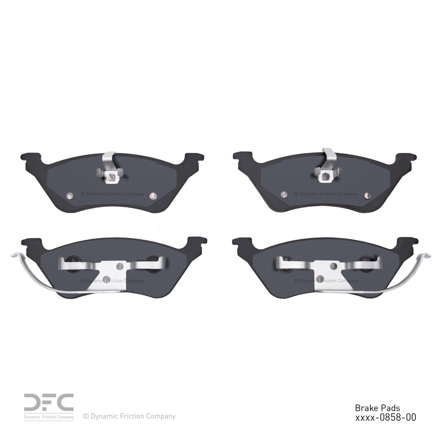 2007, 2006, 2005, 2004, 2003, 2002, 2001 Dodge Caravan & Country Disc Brake Pad Set
