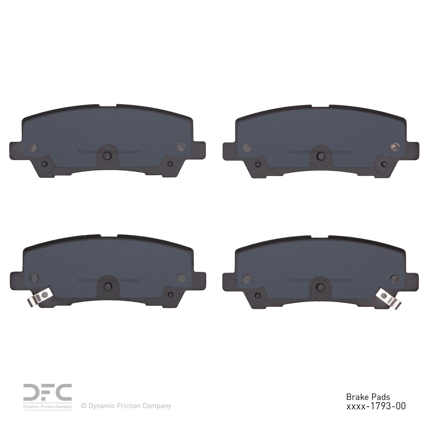 2021, 2020, 2019, 2018, 2017, 2016, 2015 Ford Mustang Disc Brake Pad Set