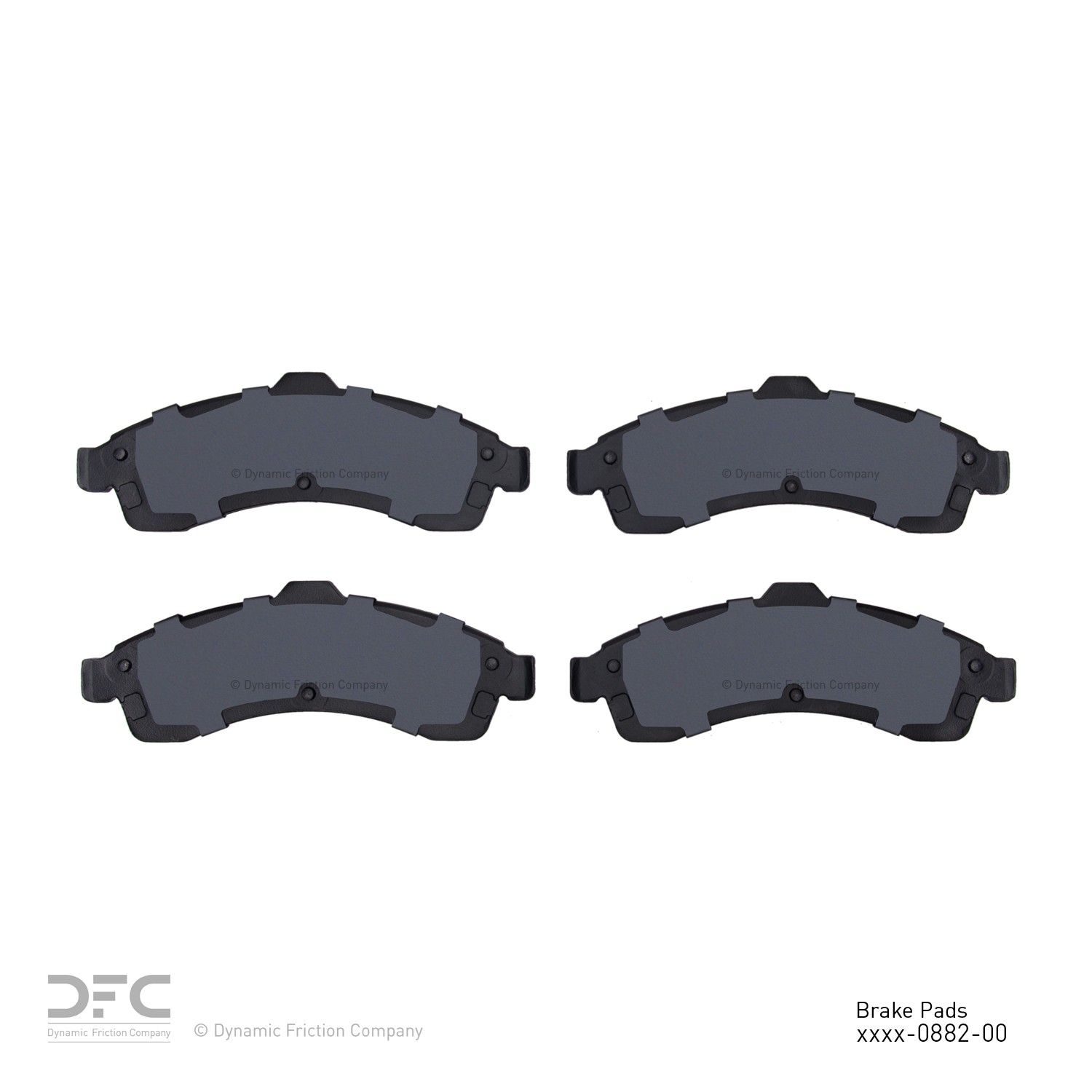 2002-2005 Buick Rainier Disc Brake Pad Set Dynamic Friction