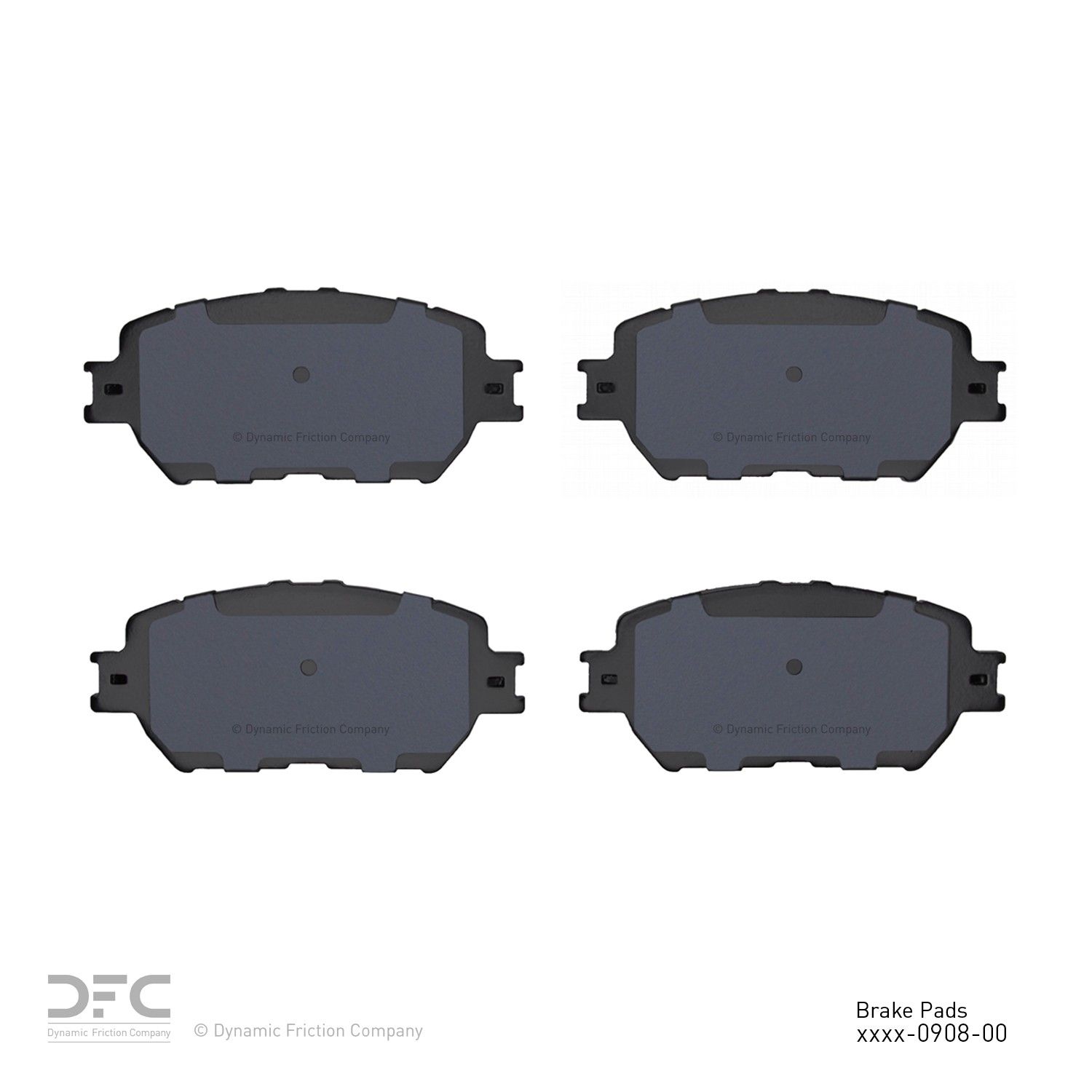 2015, 2014, 2013, 2012, 2011, 2010, 2009 Lexus IS250 Disc Brake Pad Set
