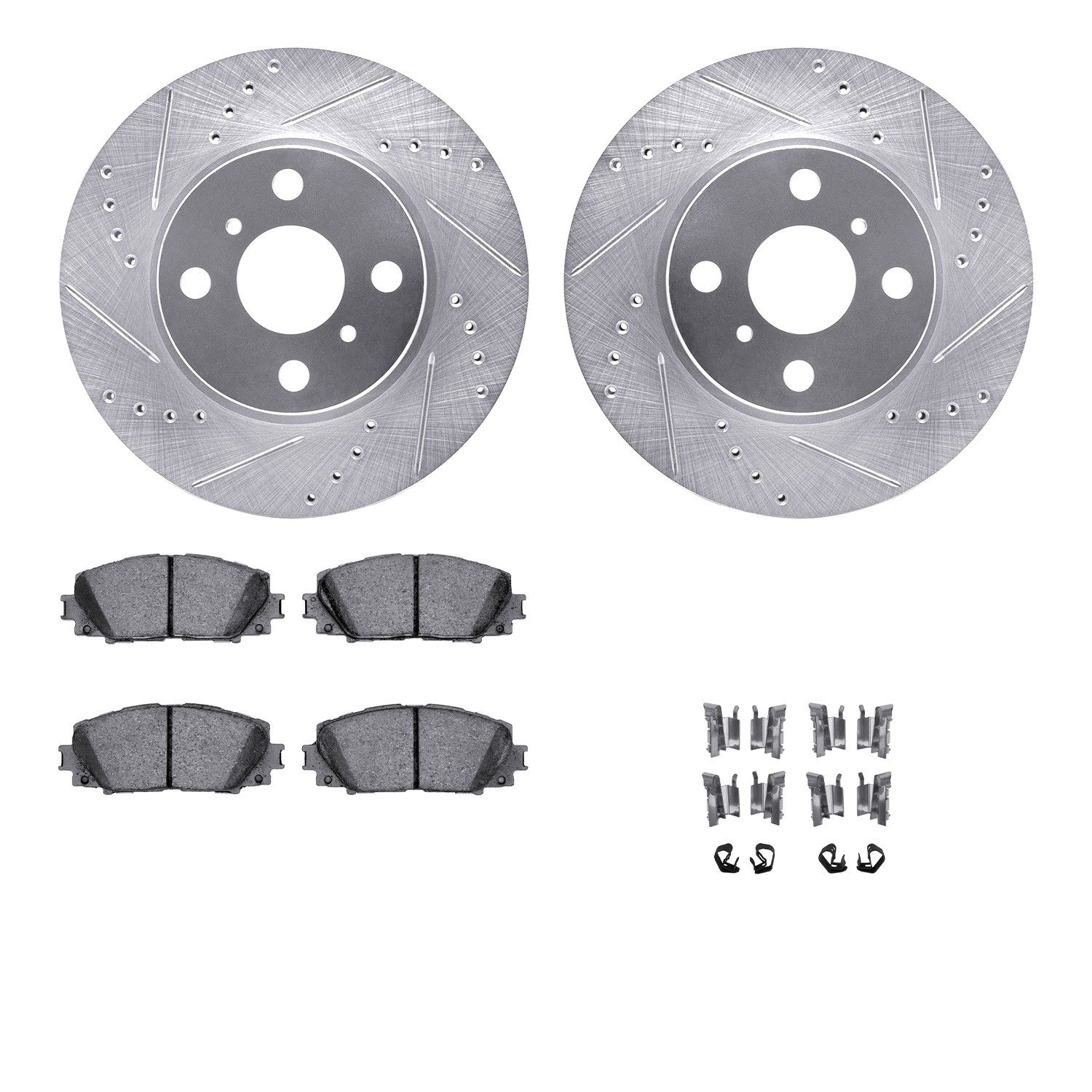 2019, 2018, 2017, 2016, 2015, 2014, 2013, 2012 Toyota Prius C Disc Brake Kit
