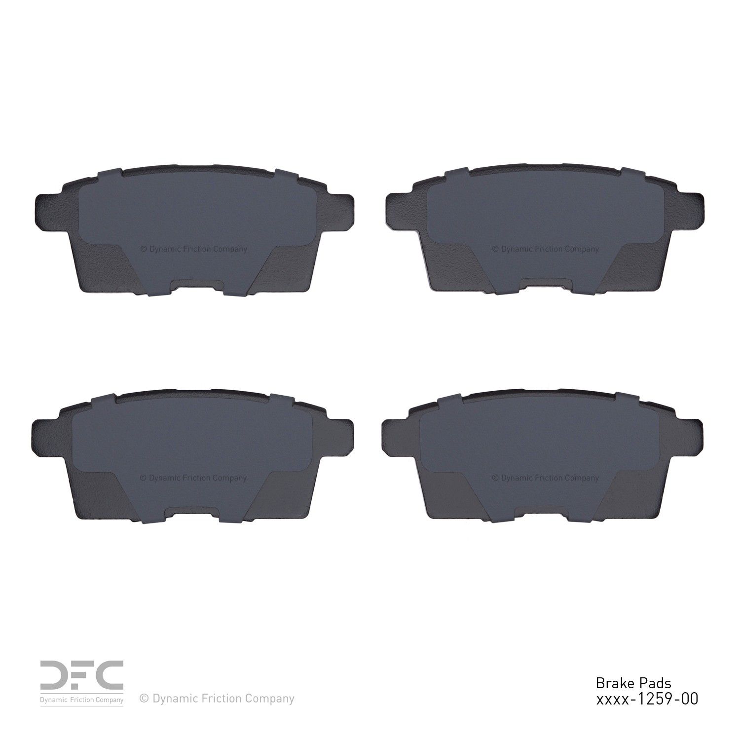 2010, 2009, 2008, 2007 Ford Edge Disc Brake Pad Set