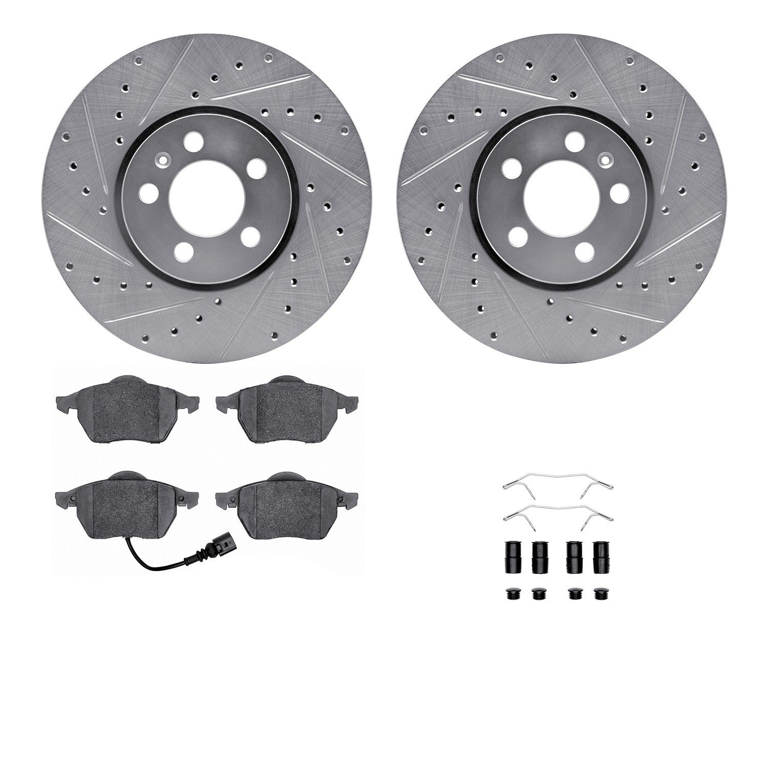 2006, 2005, 2004, 2003, 2002, 2001, 2000, 1999 Volkswagen Golf Disc Brake Kit