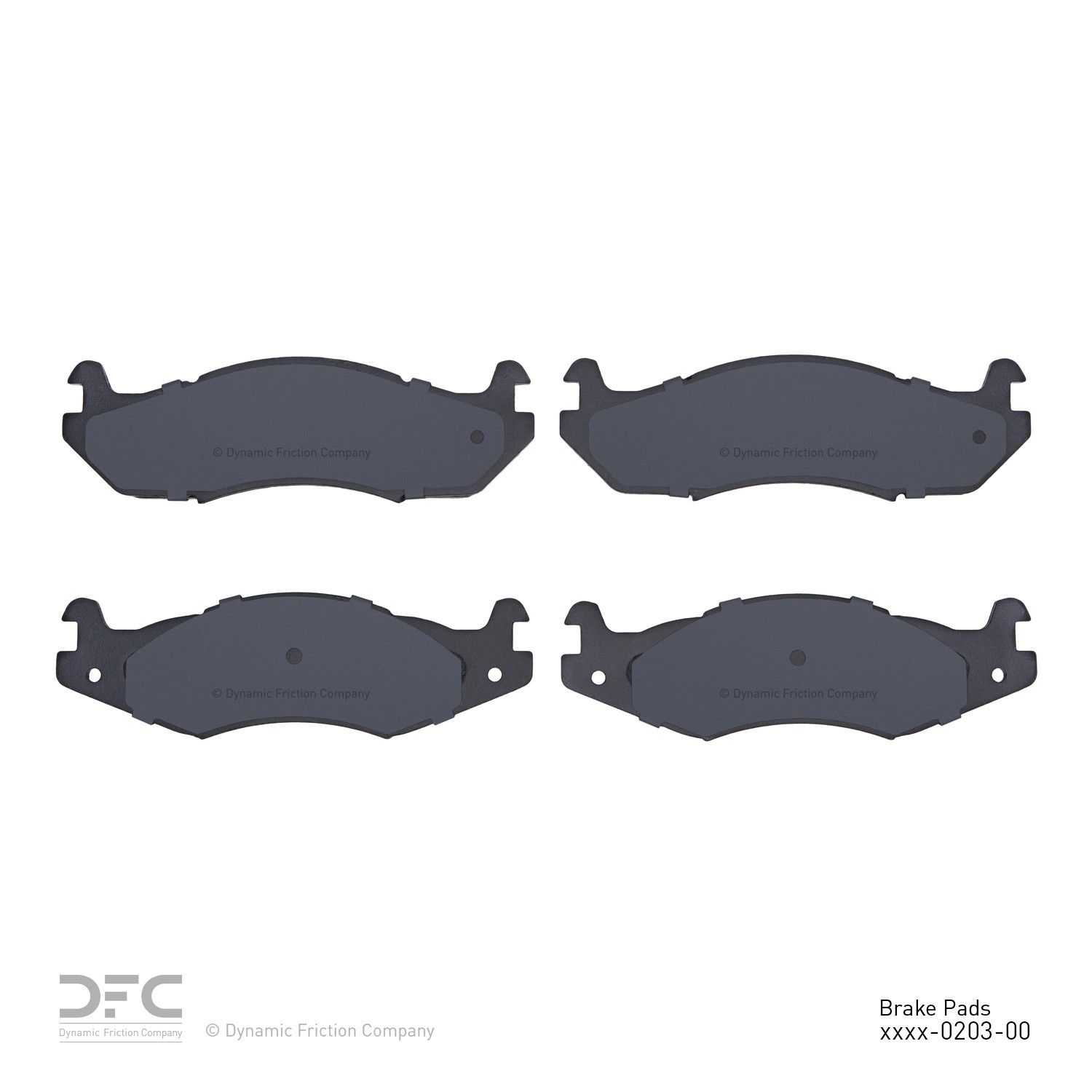 1992, 1991, 1990, 1989, 1988, 1987, 1986, 1985, 1984 Jeep Cherokee Concord Disc Brake Pad Set