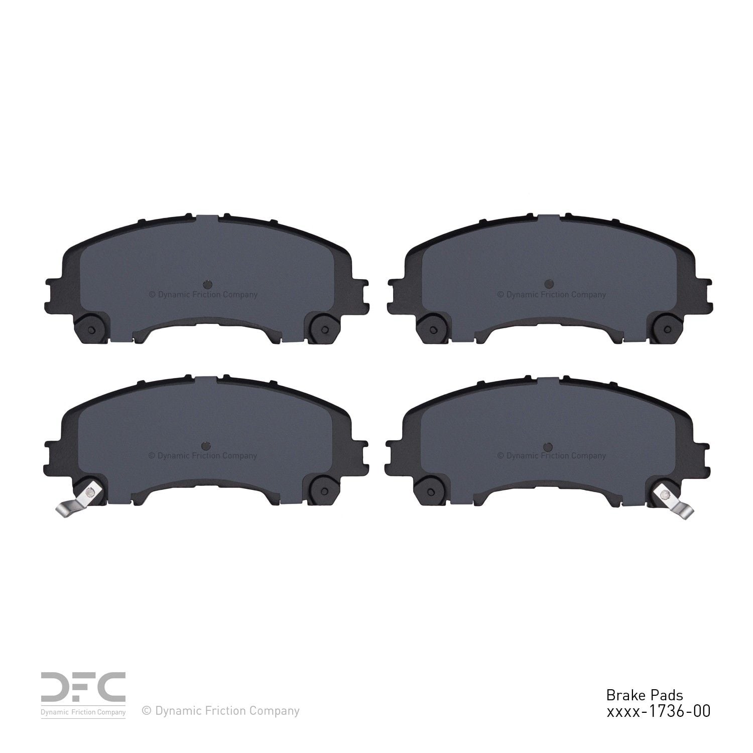 2022, 2021, 2020, 2019, 2018, 2017 INFINITI Q60 Disc Brake Pad Set
