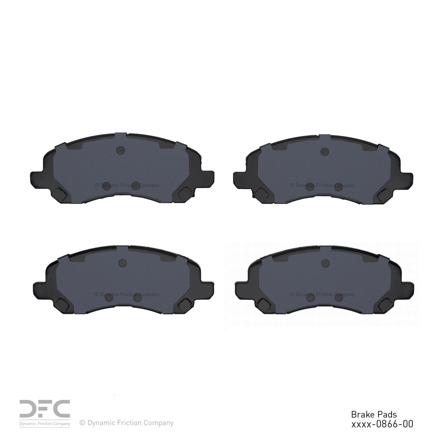 2016, 2015, 2014, 2013, 2012 Jeep Compass Disc Brake Pad Set