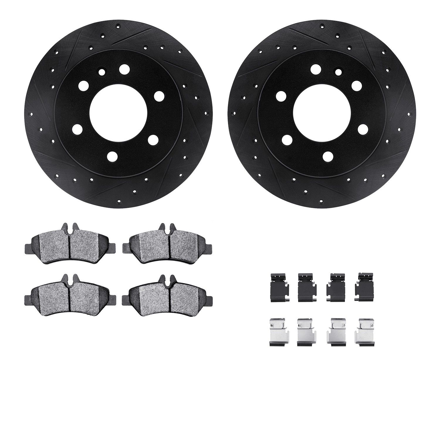 2013, 2012, 2011, 2010, 2009, 2008, 2007 Freightliner Sprinter 3500 3500 Disc Brake Kit