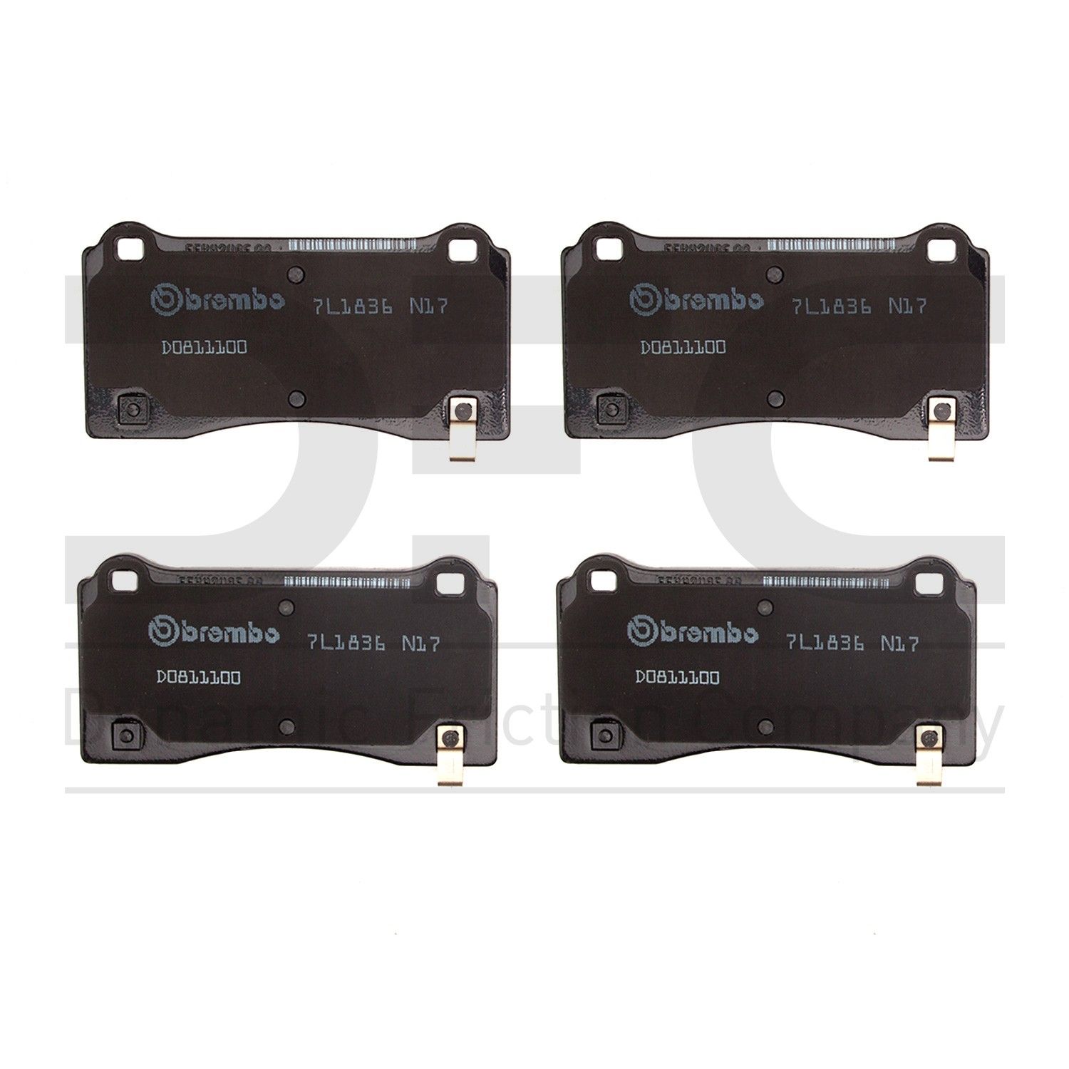 2024, 2023, 2022, 2021, 2020, 2019, 2018, 2017 Tesla 3 Disc Brake Pad Set