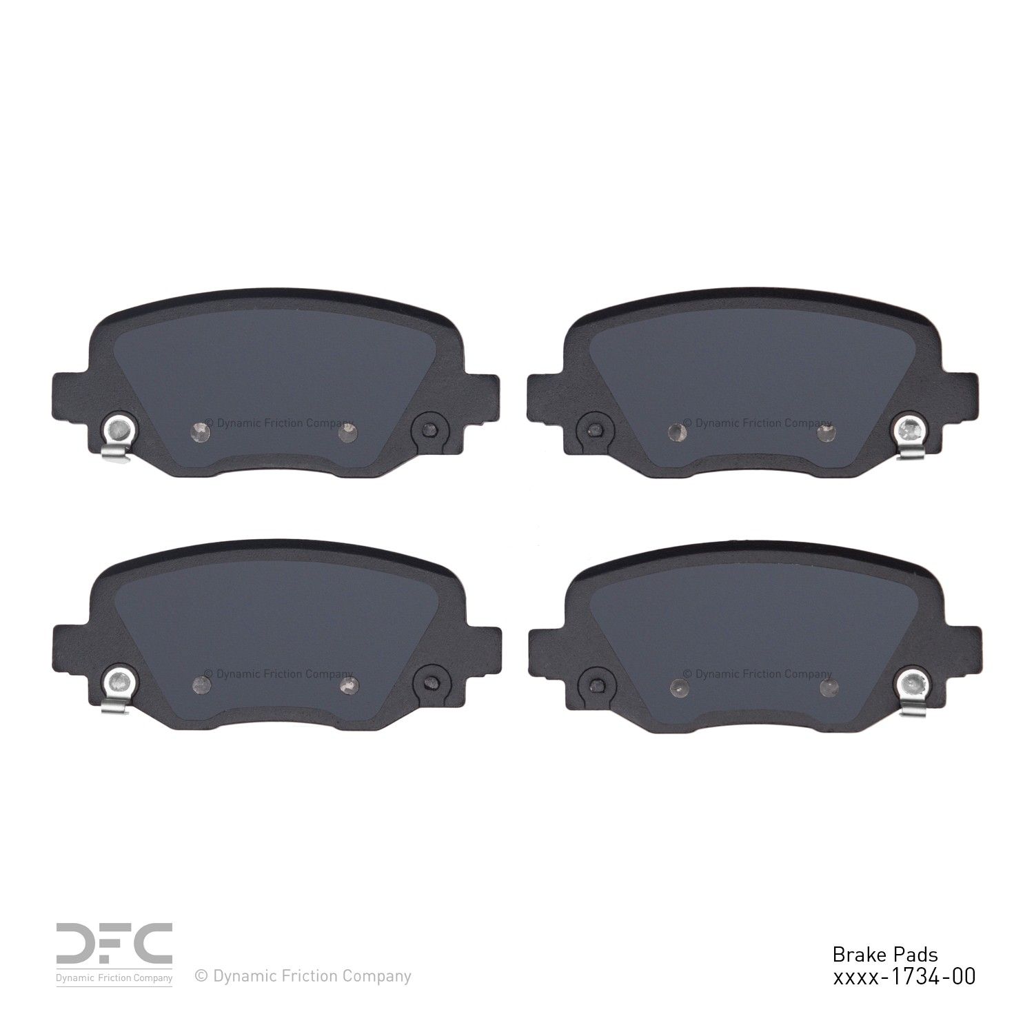 2023, 2022, 2021, 2020, 2019, 2018, 2017, 2016, 2015, 2014 Jeep Cherokee Disc Brake Pad Set