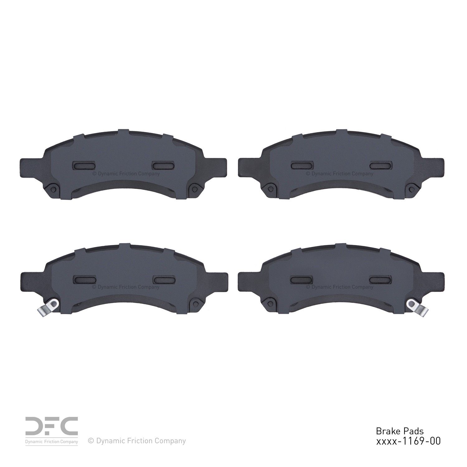 2006-2009 Buick Rainier Disc Brake Pad Set Dynamic Friction