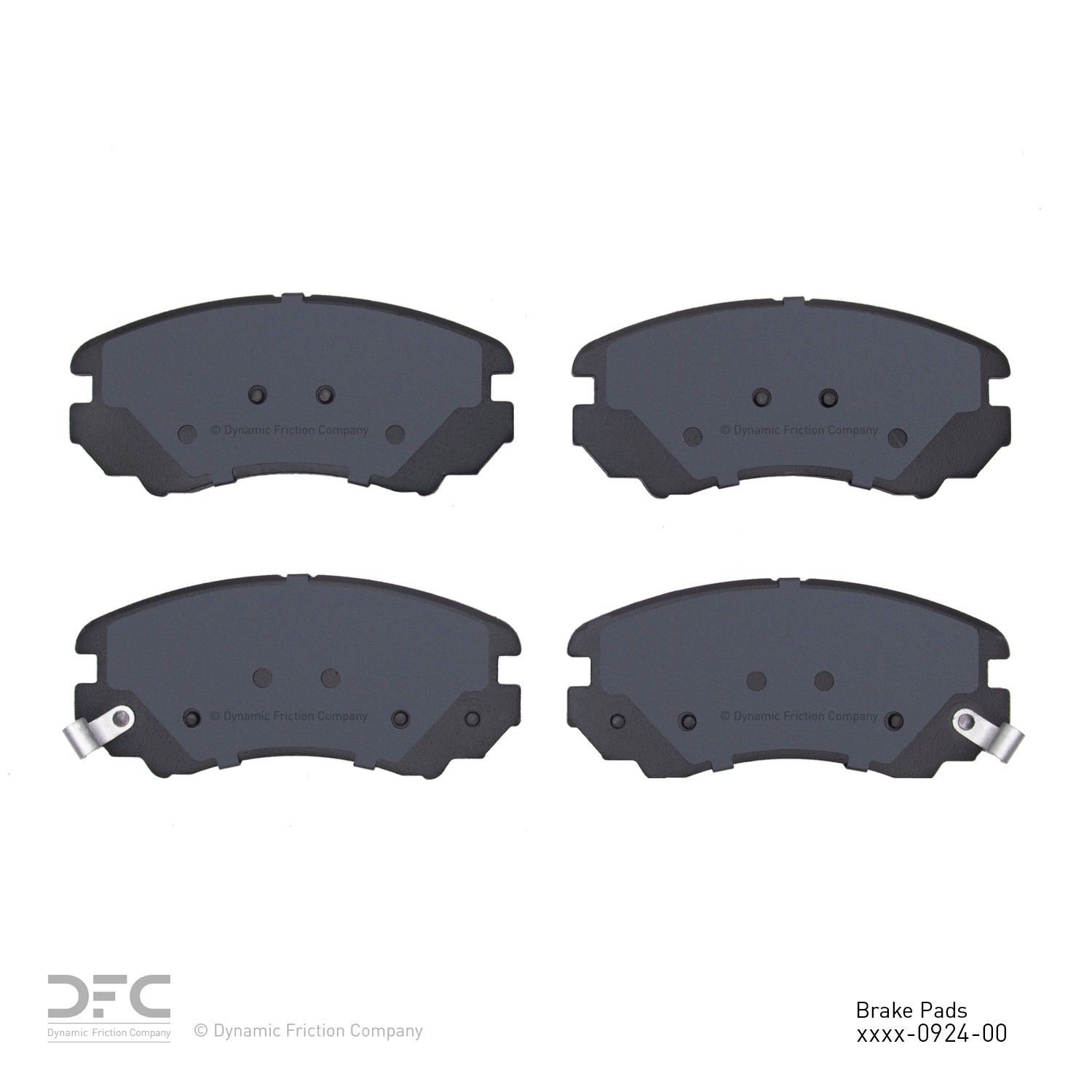 2010, 2009, 2008, 2007, 2006, 2005, 2004, 2003, 2002 Kia Optima Disc Brake Pad Set
