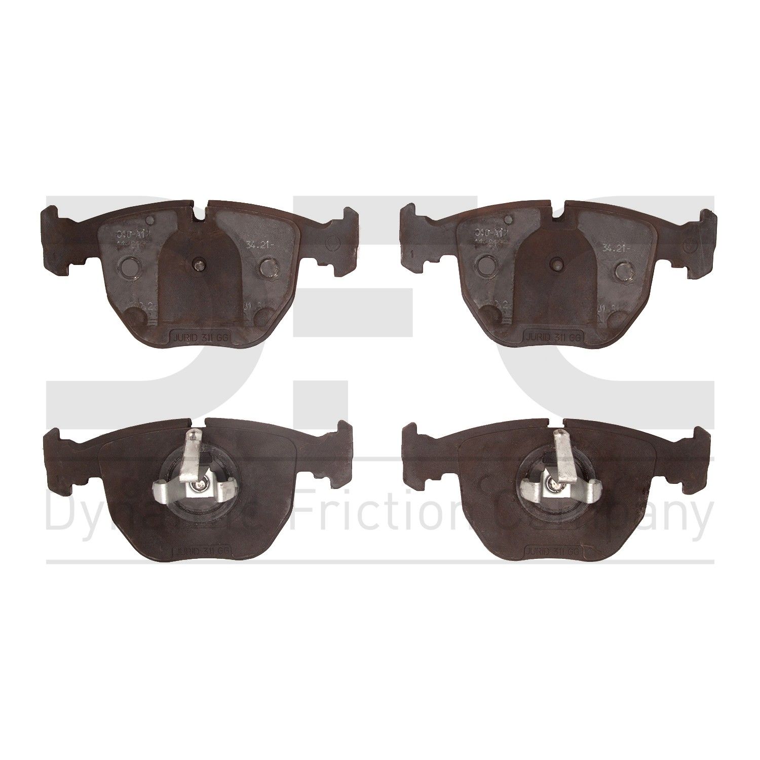 2019, 2018, 2017, 2016, 2015, 2014 Rolls-Royce Wraith 2014-2019 Rolls-Royce Dawn Disc Brake Pad Set