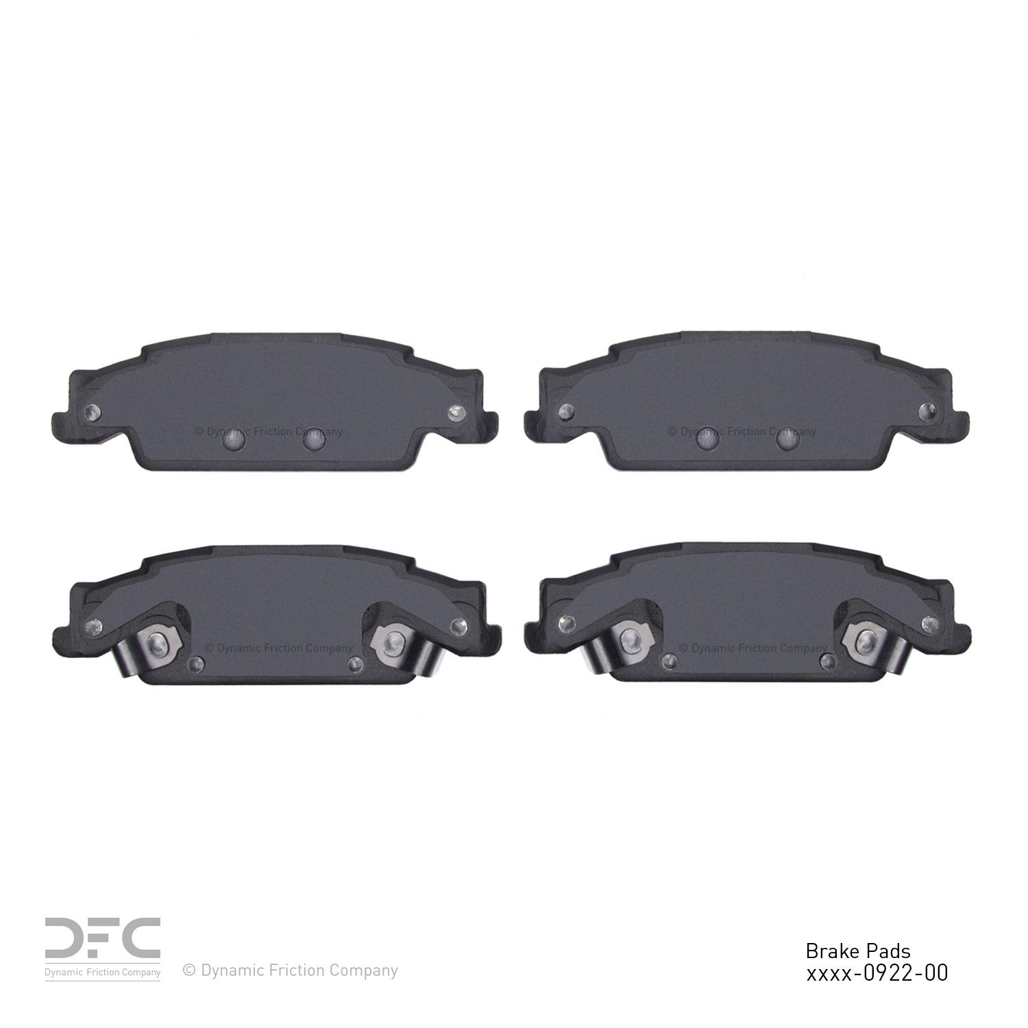 2011, 2010, 2009, 2008, 2007, 2006, 2005 Cadillac STS Disc Brake Pad Set