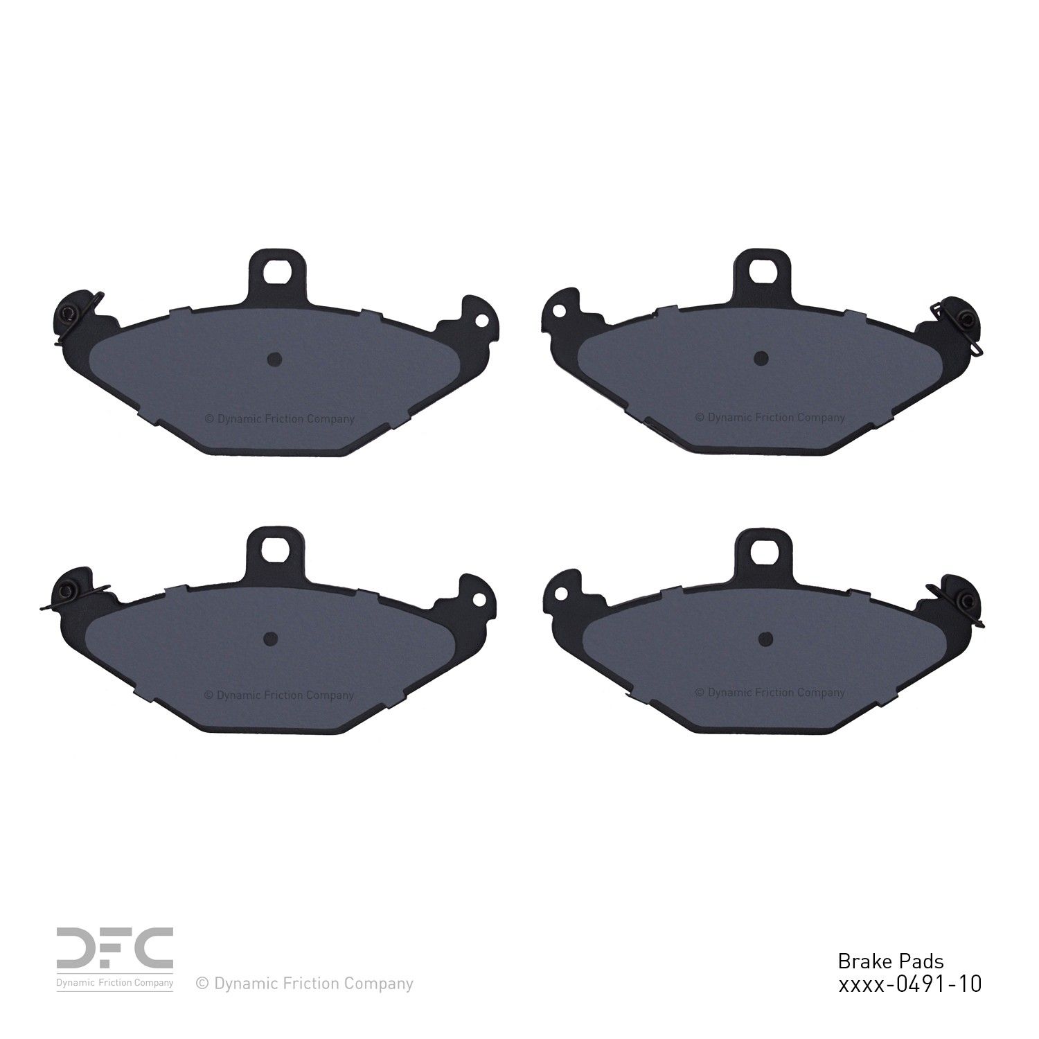 2011, 2010, 2009, 2008, 2007, 2006, 2005 Lotus Elise Disc Brake Pad Set