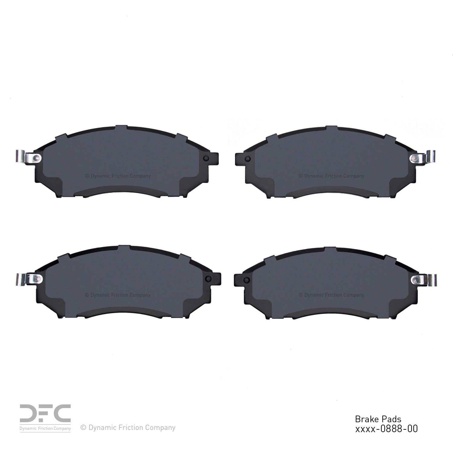 2012, 2011, 2010, 2009, 2008 INFINITI EX35 Disc Brake Pad Set