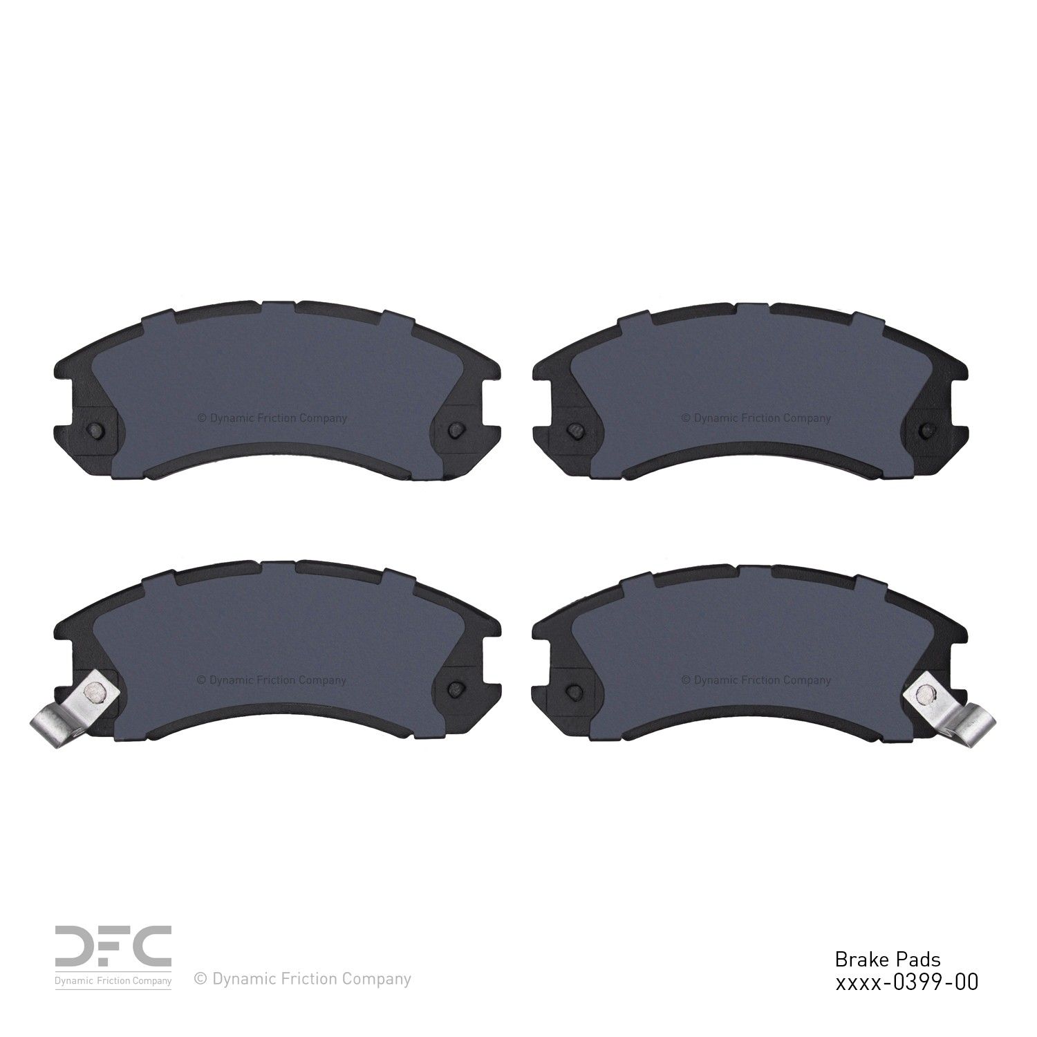 1992, 1991, 1990, 1989 Ford Probe Disc Brake Pad Set
