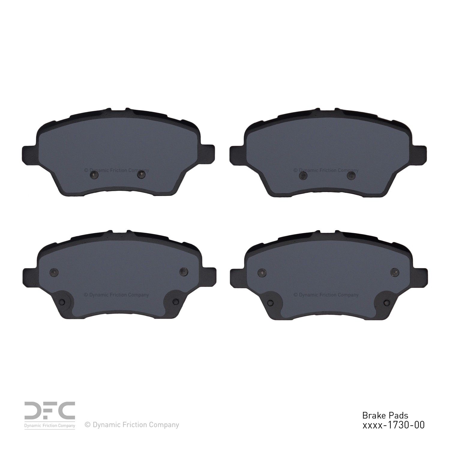 2019, 2018, 2017, 2016, 2015, 2014 Ford Fiesta Disc Brake Pad Set