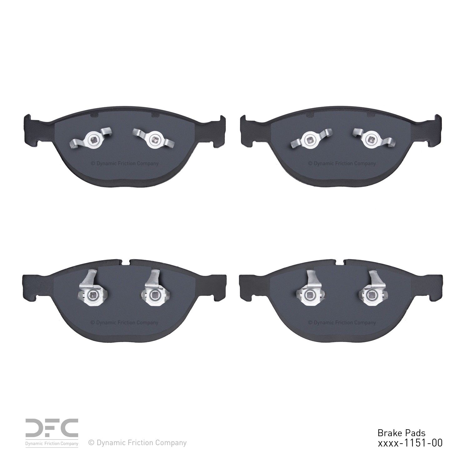 2010, 2009, 2008, 2007, 2006 BMW M5 B7 Disc Brake Pad Set