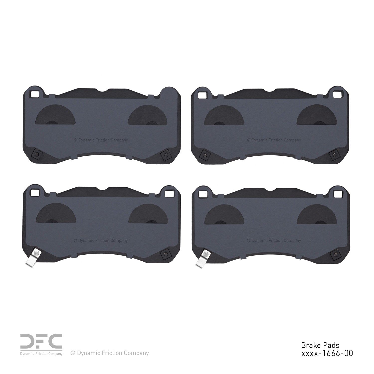 2014, 2013 Ford Mustang Disc Brake Pad Set