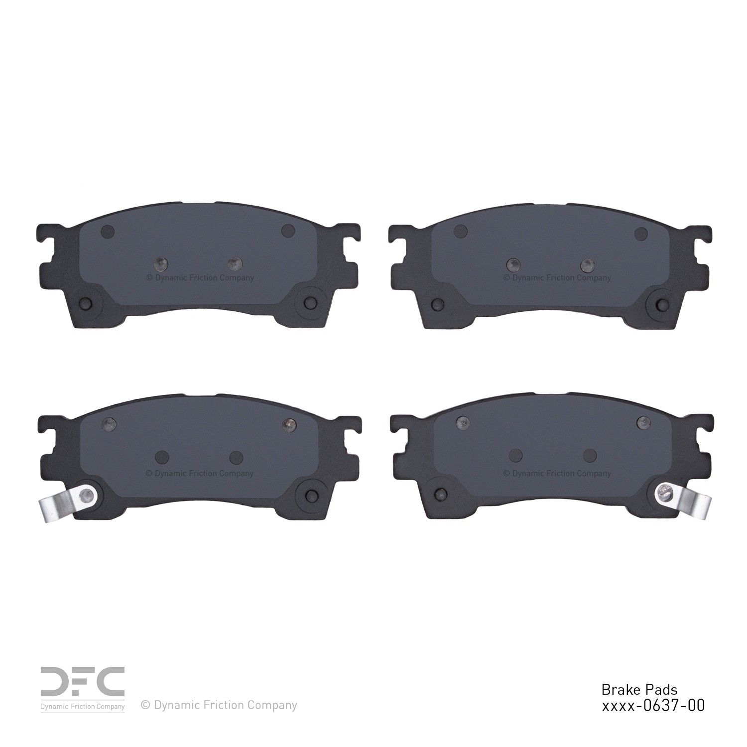 1997, 1996, 1995, 1994, 1993 Ford Probe Disc Brake Pad Set