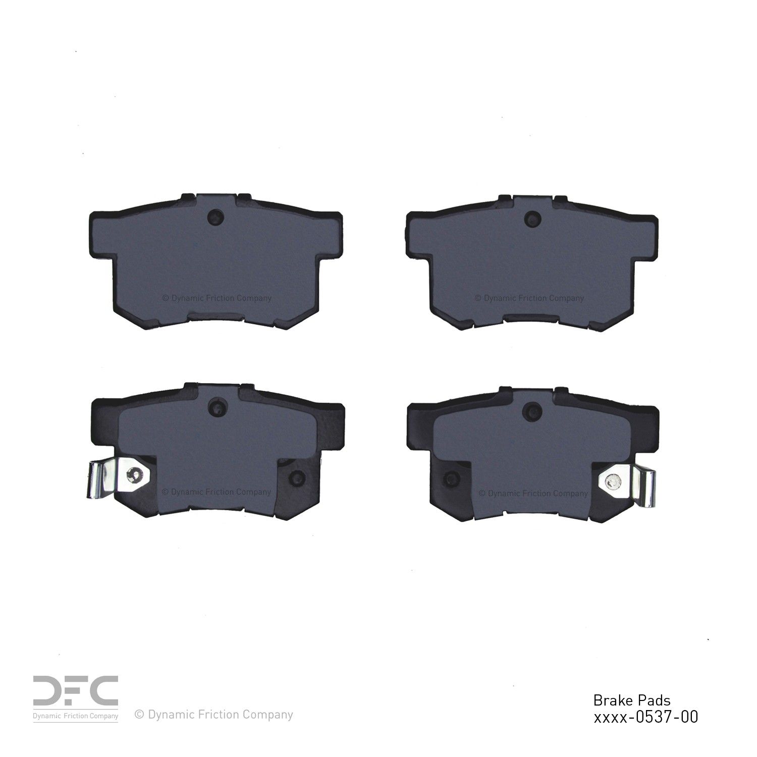 2009, 2008, 2007, 2006, 2005, 2004, 2003, 2002, 2001, 2000 Honda S2000 Disc Brake Pad Set