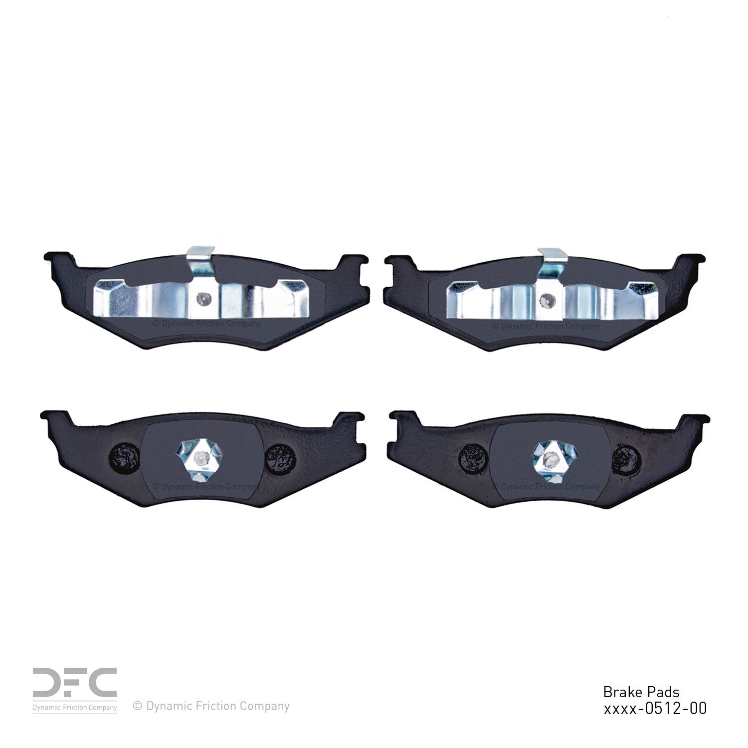 2004, 2003, 2002, 2001, 2000, 1999, 1998, 1997, 1996, 1995, 1994, 1993 Dodge Intrepid Disc Brake Pad Set