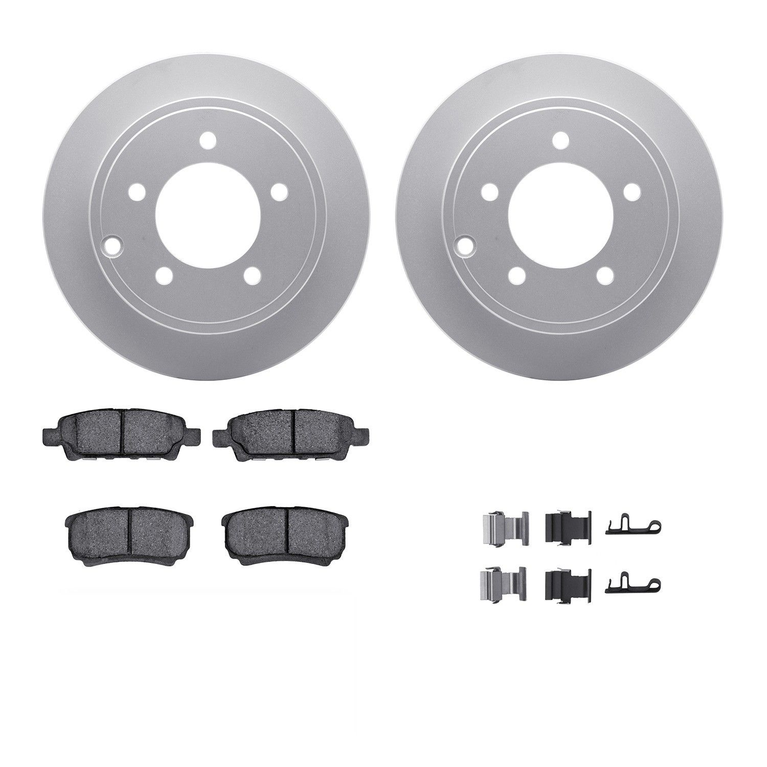 2017, 2016, 2015, 2014, 2013, 2012, 2011, 2010, 2009, 2008, 2007 Jeep Compass Disc Brake Kit