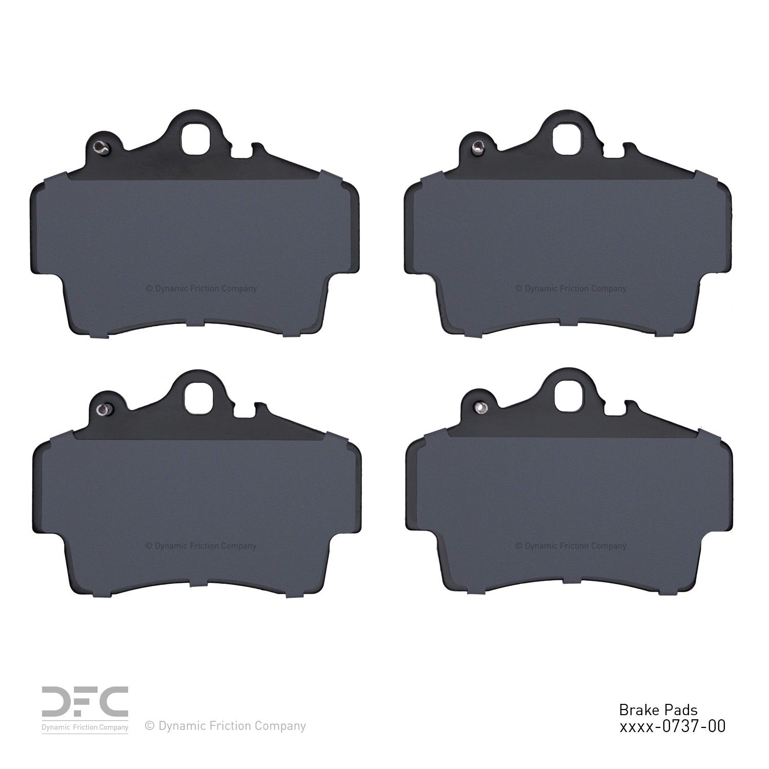 2008, 2007, 2006, 2005, 2004, 2003, 2002, 2001, 2000, 1999, 1998, 1997 Porsche Boxster Disc Brake Pad Set