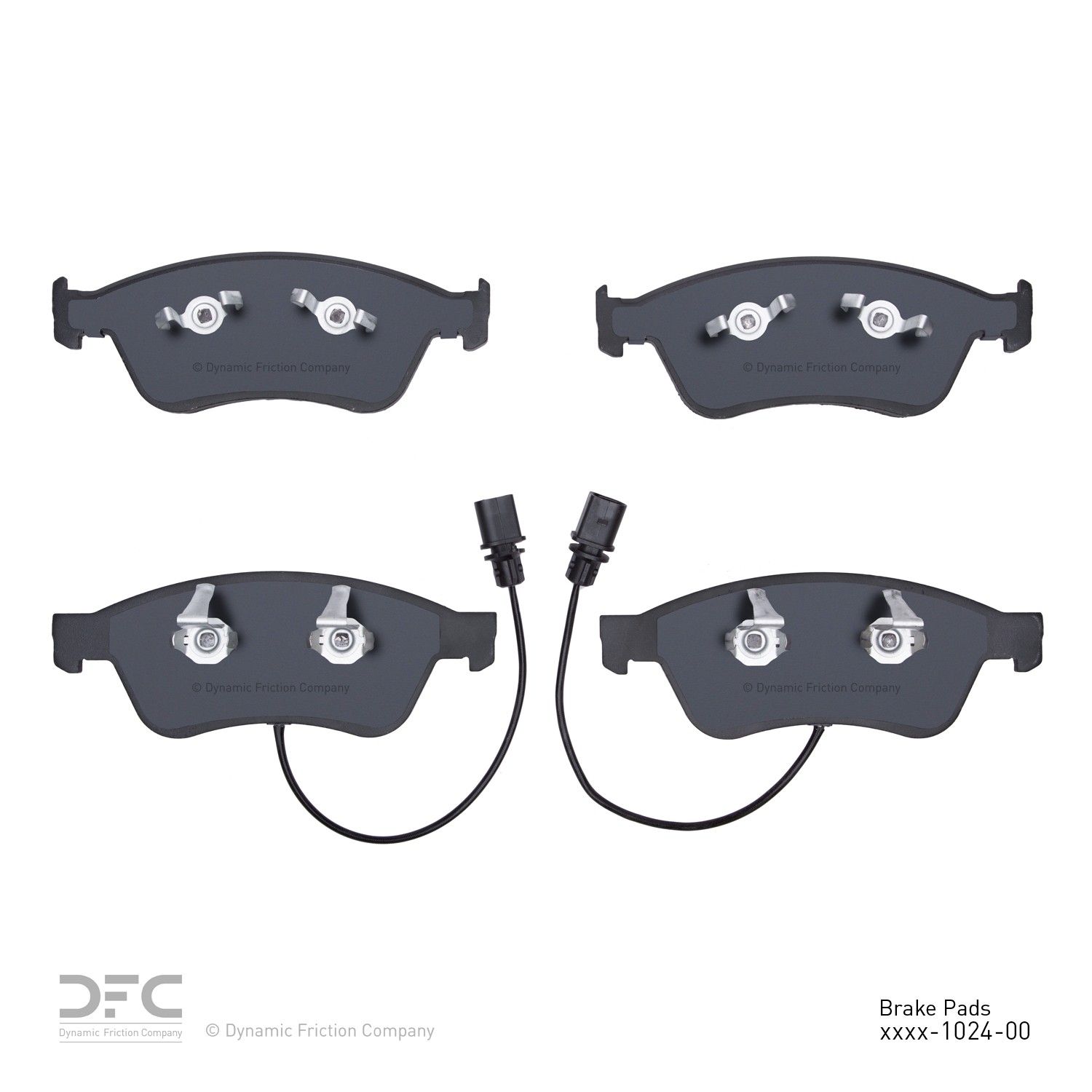 2011, 2010, 2009, 2008, 2007 Audi S6 Quattro Disc Brake Pad Set