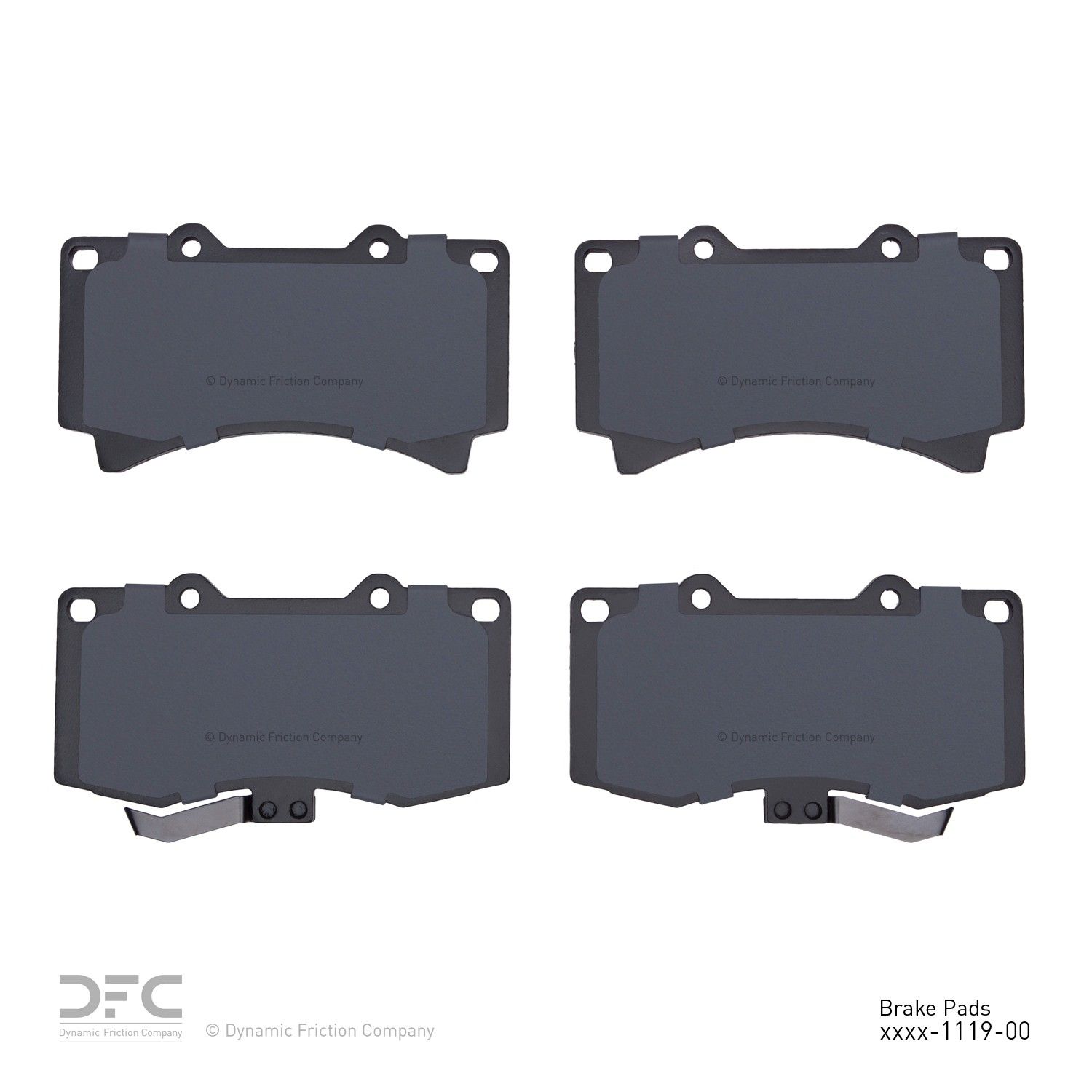 2010, 2009 Hummer H3T Disc Brake Pad Set