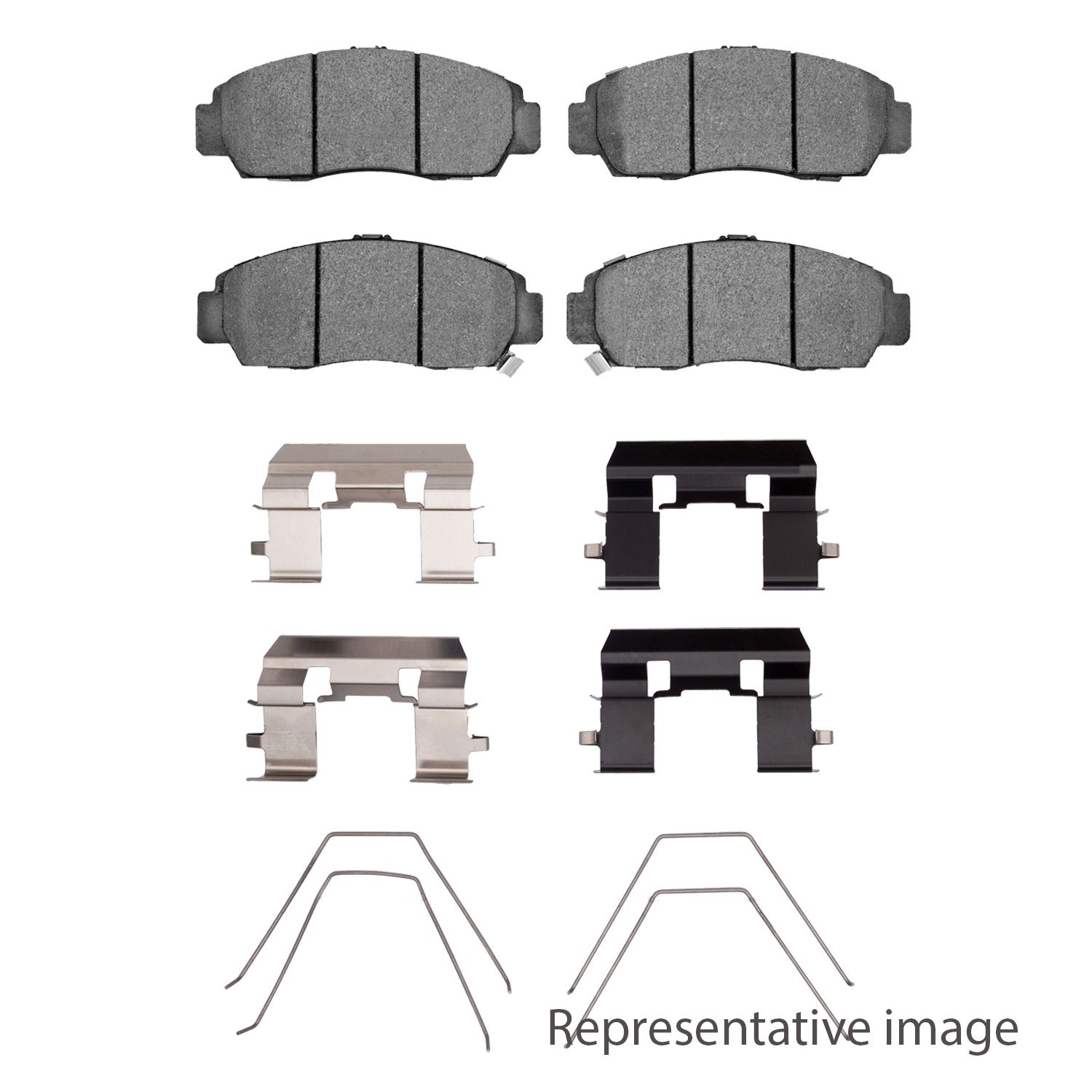 1974, 1973, 1972, 1971, 1970 Dodge Challenger Ambassador Disc Brake Pad Set