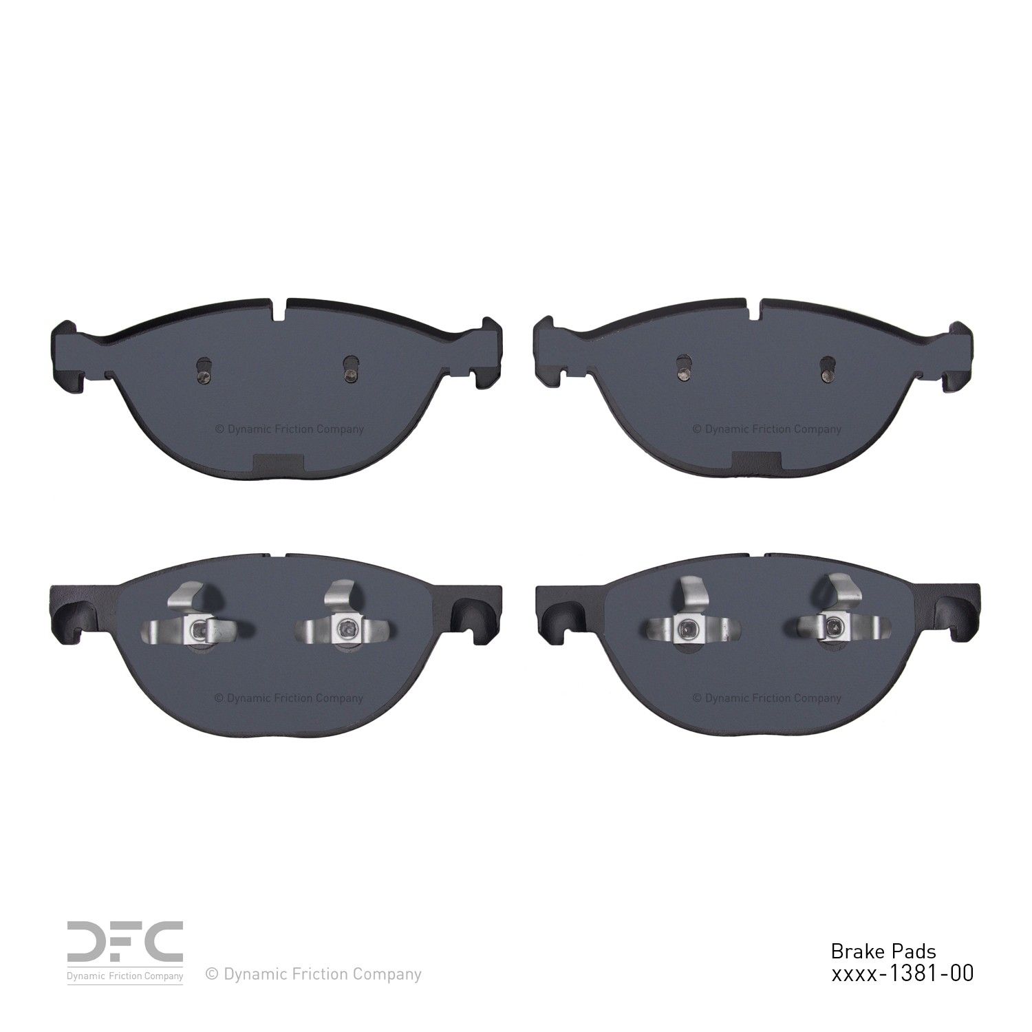 2019, 2018, 2017, 2016, 2015 BMW X6 Disc Brake Pad Set