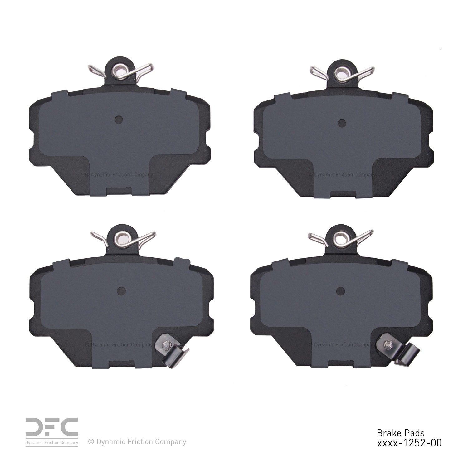 2016, 2015, 2014, 2013, 2012, 2011, 2010, 2009, 2008, 2007, 2006, 2005 Smart Fortwo Disc Brake Pad Set