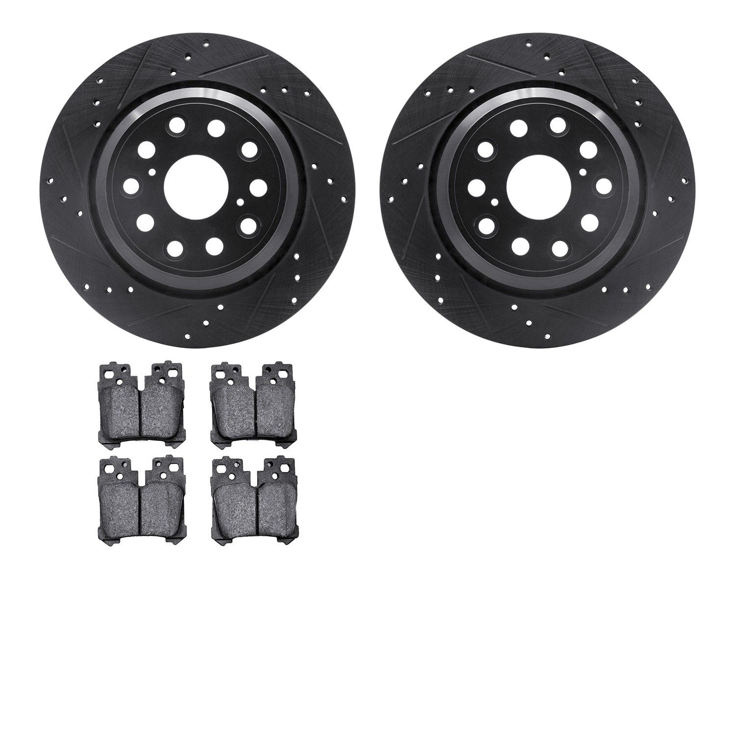 2017, 2016, 2015, 2014, 2013, 2012, 2011, 2010, 2009, 2008, 2007 Lexus LS460 Disc Brake Kit