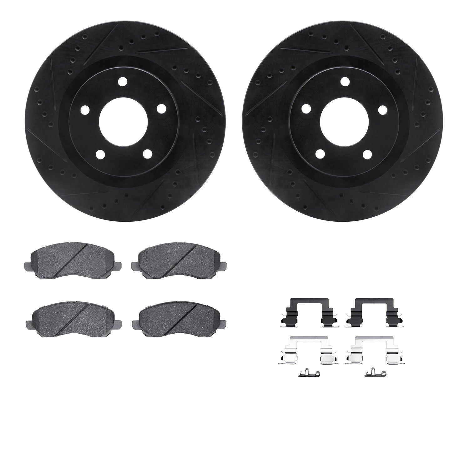 2016, 2015, 2014, 2013, 2012 Jeep Compass Disc Brake Kit