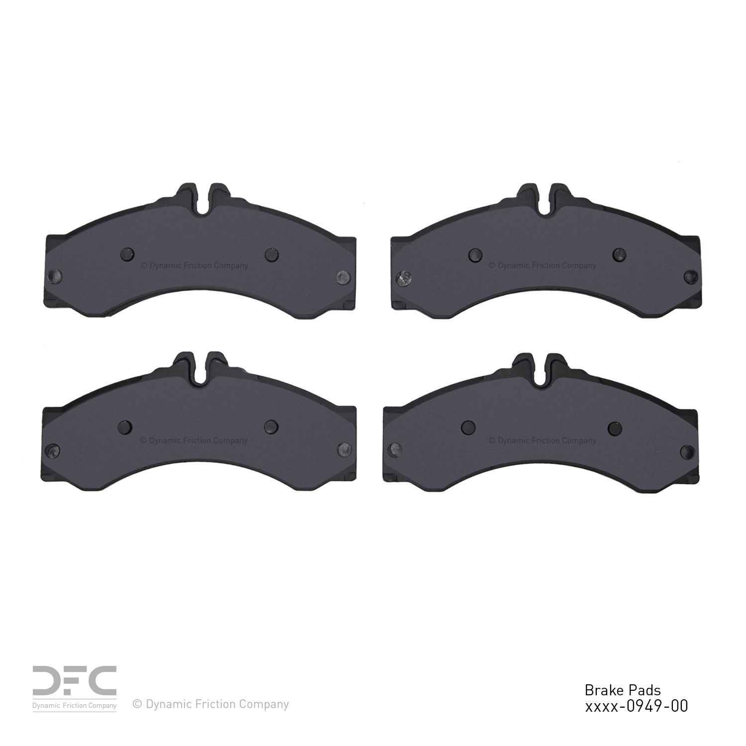 2006, 2005, 2004, 2003, 2002 Freightliner Sprinter 2500 2500 Disc Brake Pad Set