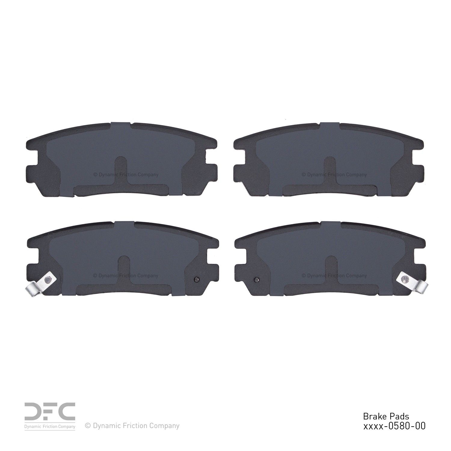 2004, 2003, 2002, 2001, 2000, 1999, 1998, 1997, 1996, 1995, 1994, 1993, 1992 Isuzu Rodeo Disc Brake Pad Set