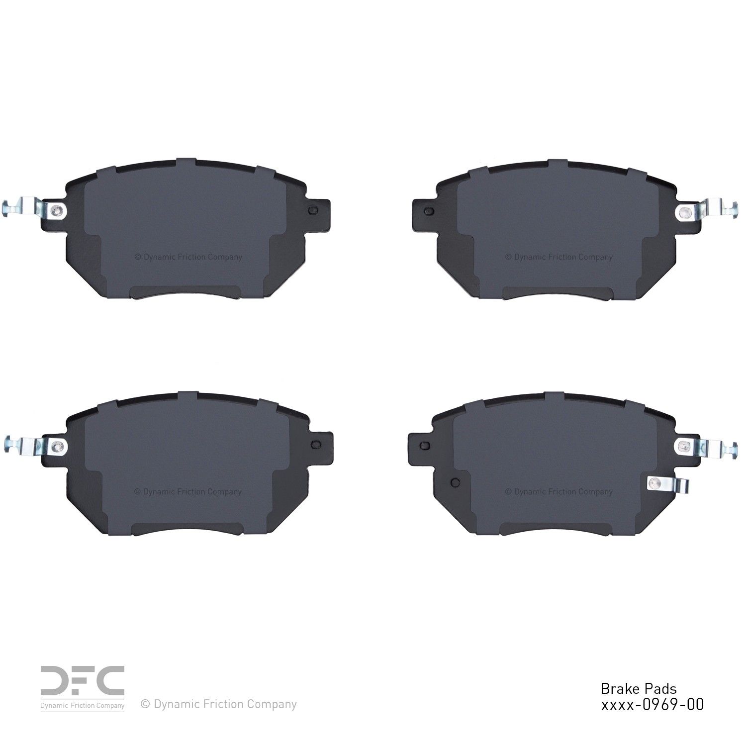 2005, 2004, 2003 INFINITI FX35 Disc Brake Pad Set