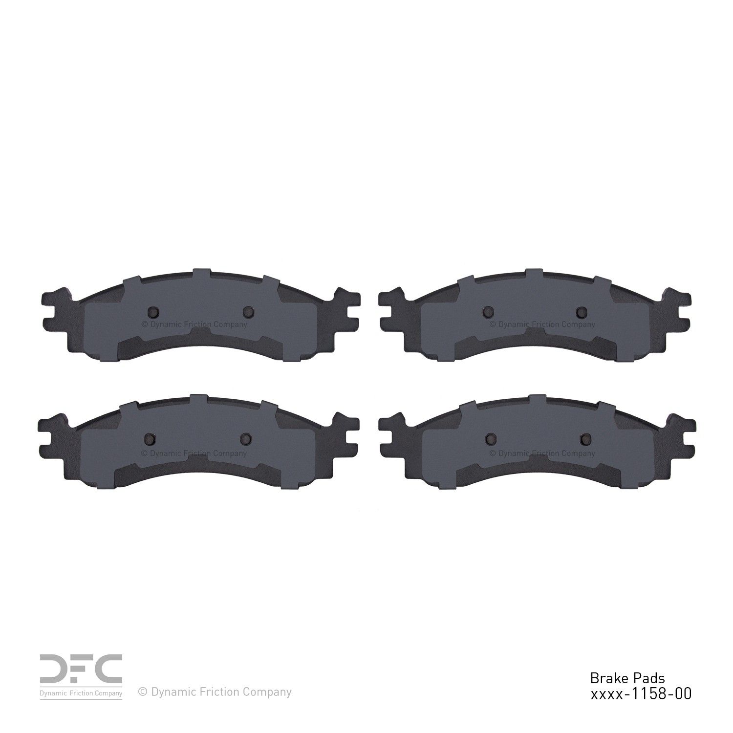 2012, 2011, 2010 Ford Taurus Disc Brake Pad Set