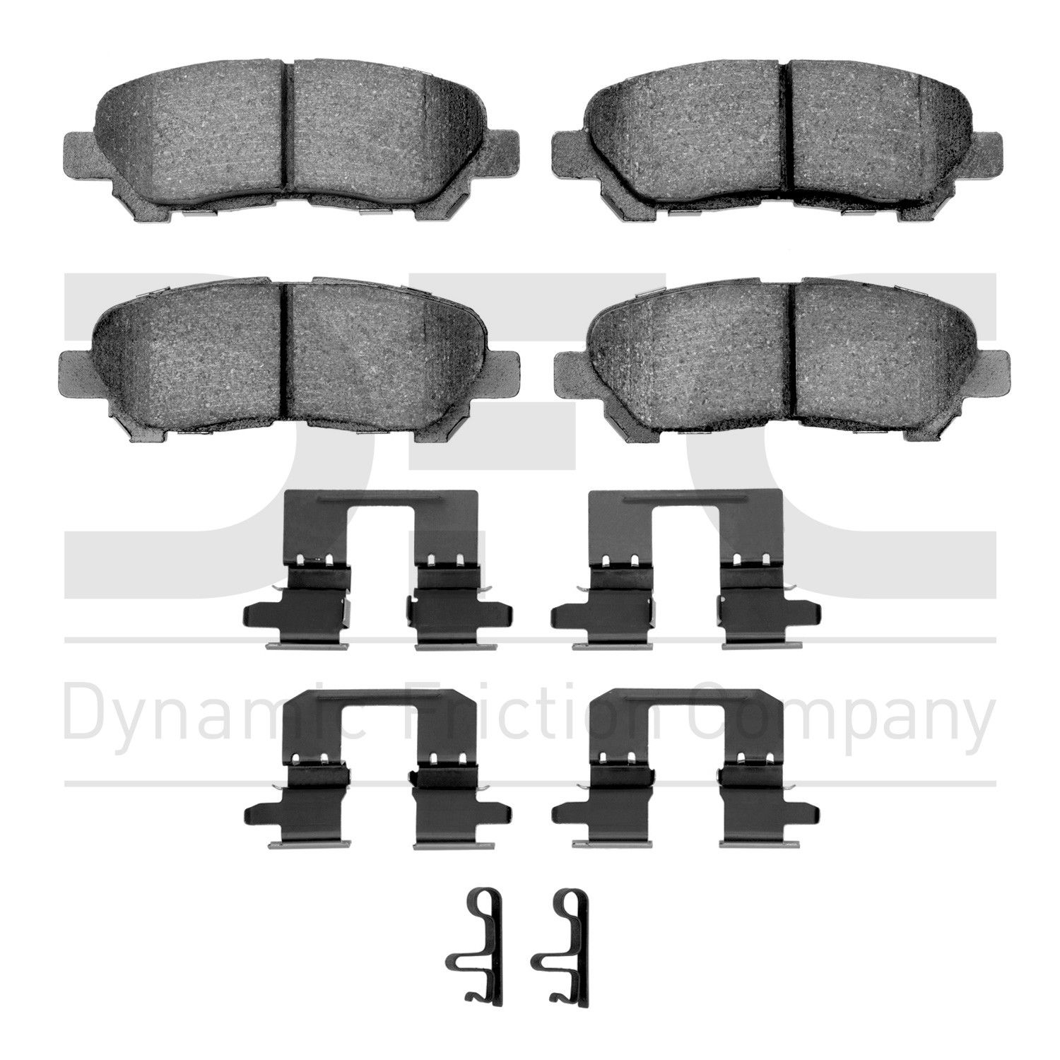 2013, 2012, 2011, 2010, 2009, 2008 Toyota Highlander Disc Brake Pad Set