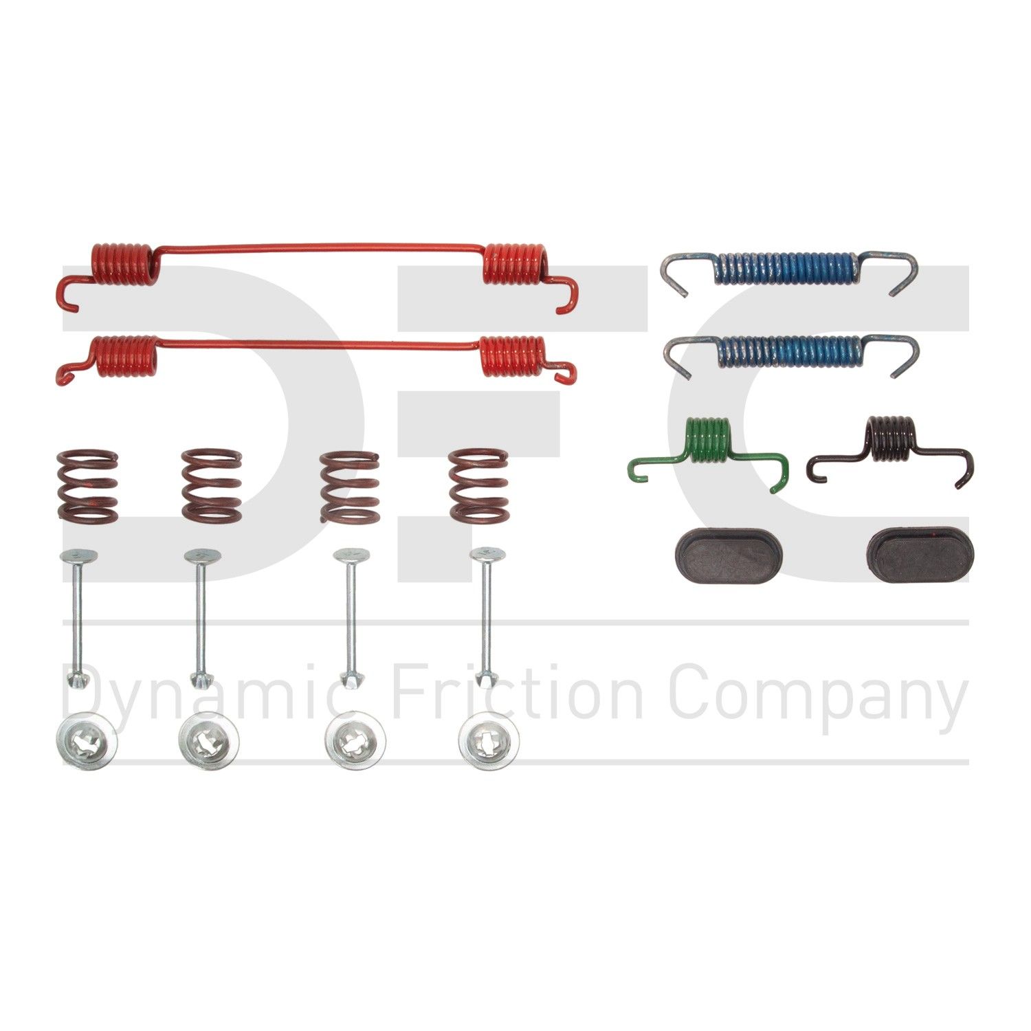 2015, 2014, 2013, 2012, 2011, 2010, 2009, 2008, 2007, 2006, 2005 Smart Fortwo Drum Brake Hardware Kit
