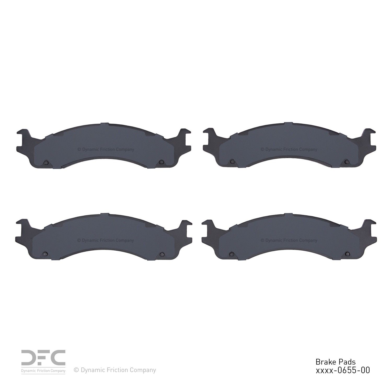 1999, 1998, 1997, 1996, 1995 Ford F-250 Disc Brake Pad Set