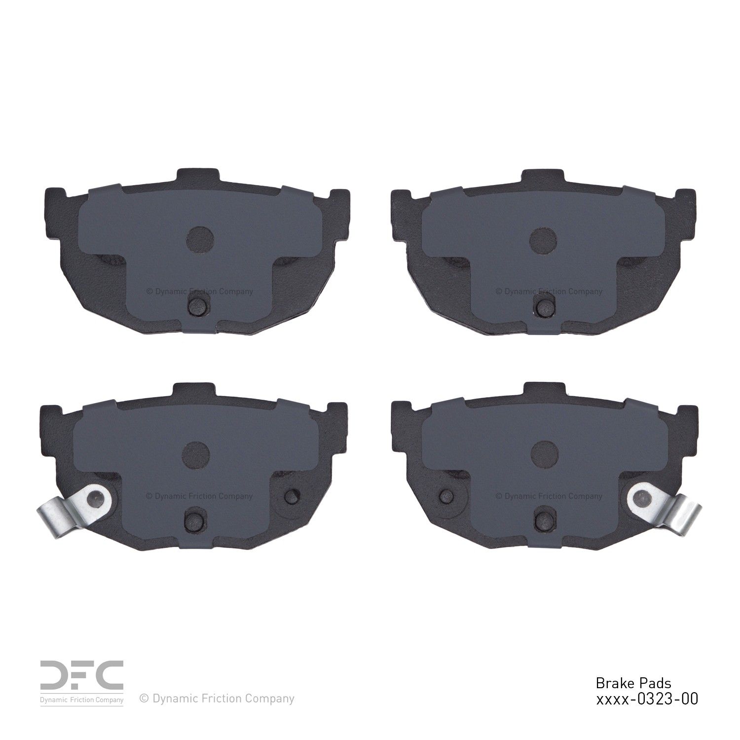 2009, 2008, 2007, 2006, 2005, 2004 Kia Spectra Disc Brake Pad Set