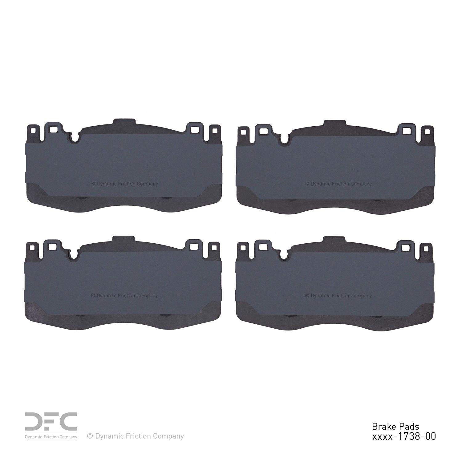 2016, 2015, 2014, 2013 BMW M5 Disc Brake Pad Set