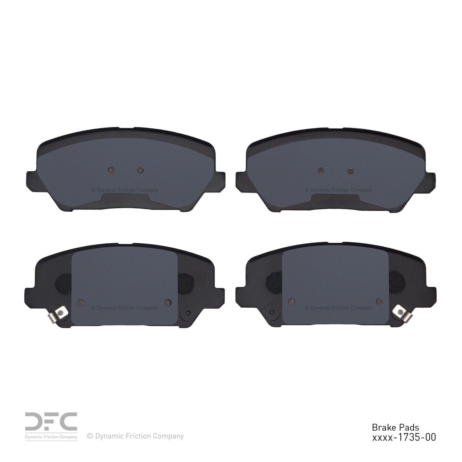 2018, 2017, 2016, 2015, 2014 Kia Forte Disc Brake Pad Set