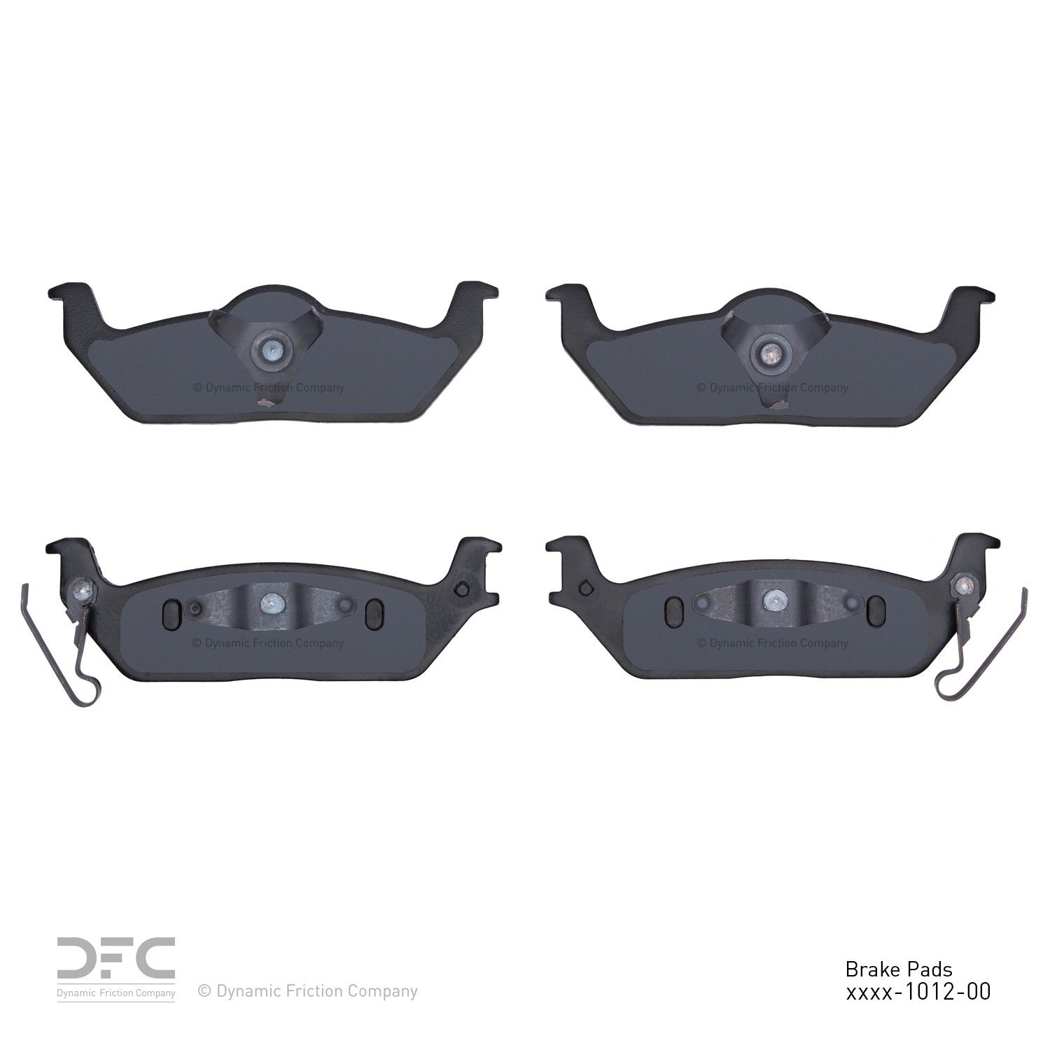 2011, 2010, 2009, 2008, 2007, 2006, 2005, 2004 Ford F-150 Disc Brake Pad Set