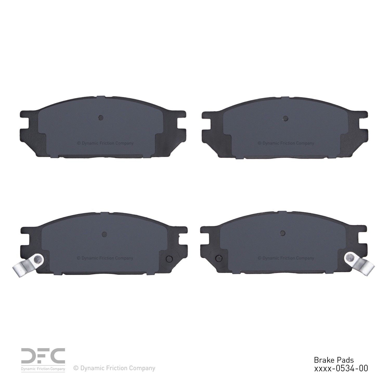 1992, 1991 Dodge Colt Disc Brake Pad Set