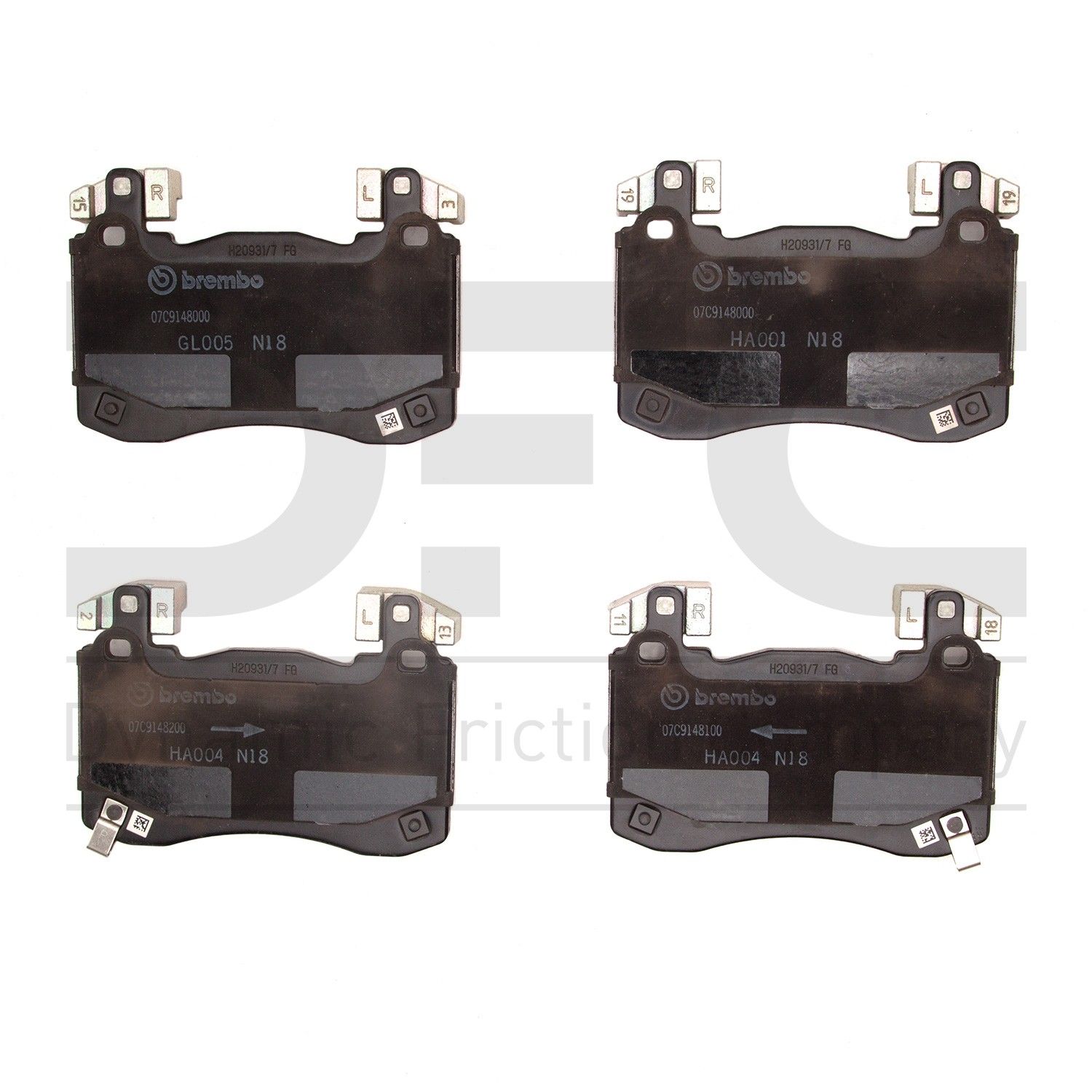 2022, 2021, 2020, 2019 Genesis G70 Disc Brake Pad Set