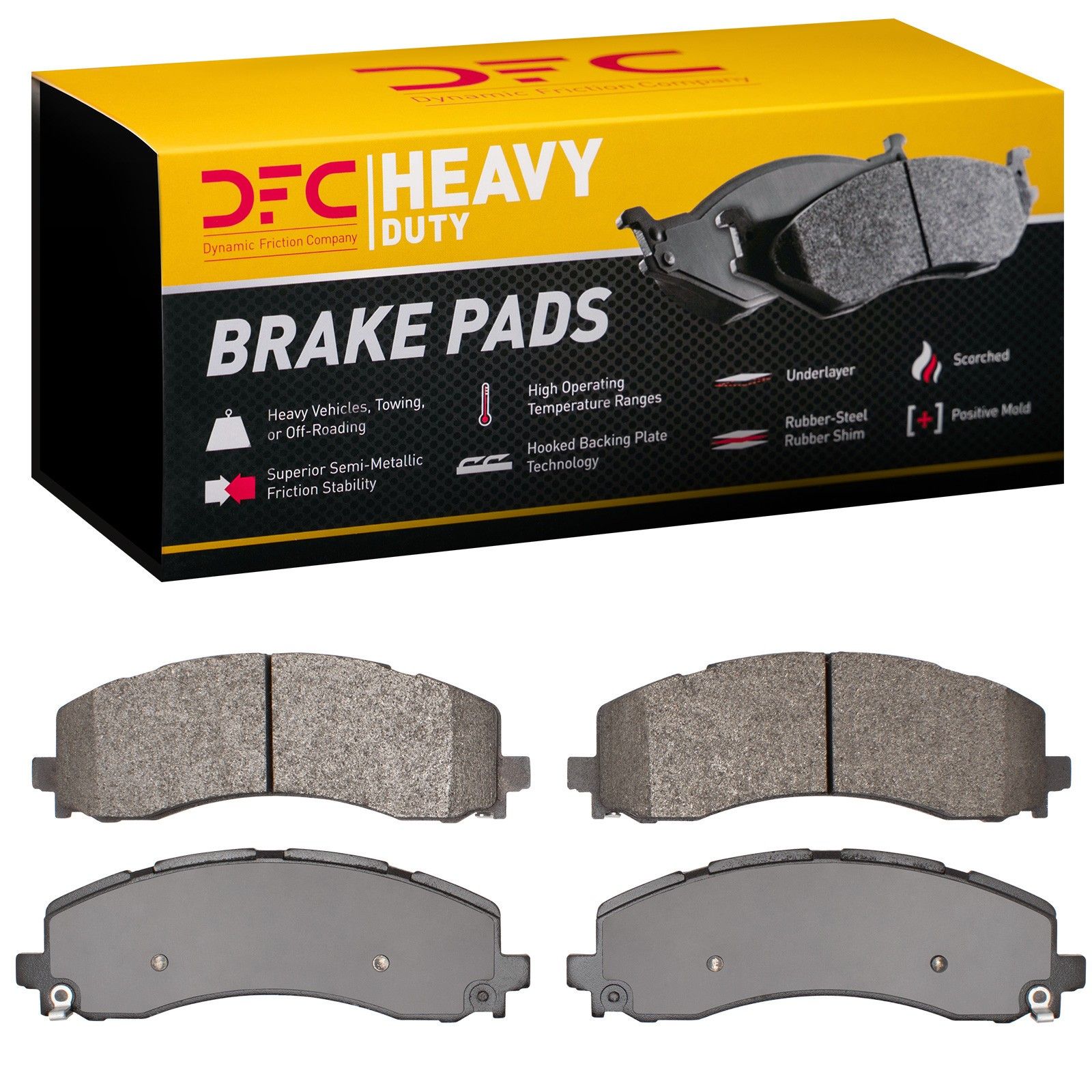 2024, 2023, 2022, 2021, 2020, 2019 Ram 3500 Disc Brake Pad Set
